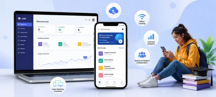LMS with Mobile App LMS with mobile app for digital learning and educational publishers